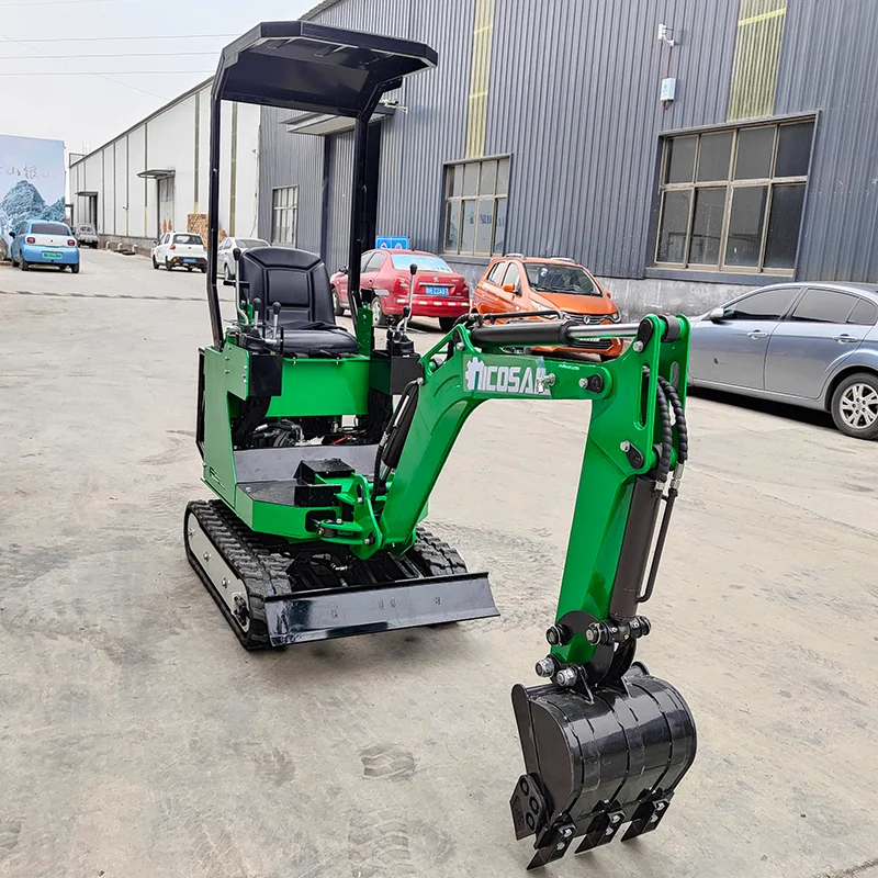 Customized Low-Cost Mini Excavator 0.8-Ton 1.2-Ton CE/EPA Certified Metal Hydraulic Excavator with Accessories for Construction