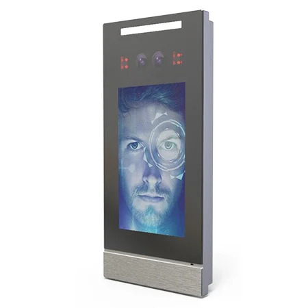 5 inch Plastic Two Cameras Real-Time Human Body Detection Face Recognition Terminal for access control