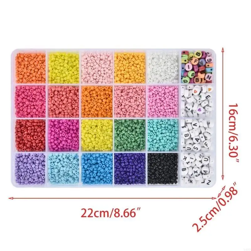 Y88D Creative Acrylic Hạt trẻ Handmade Vòng cổ Vòng đeo Vật liệu Vật liệu Sinh nhật