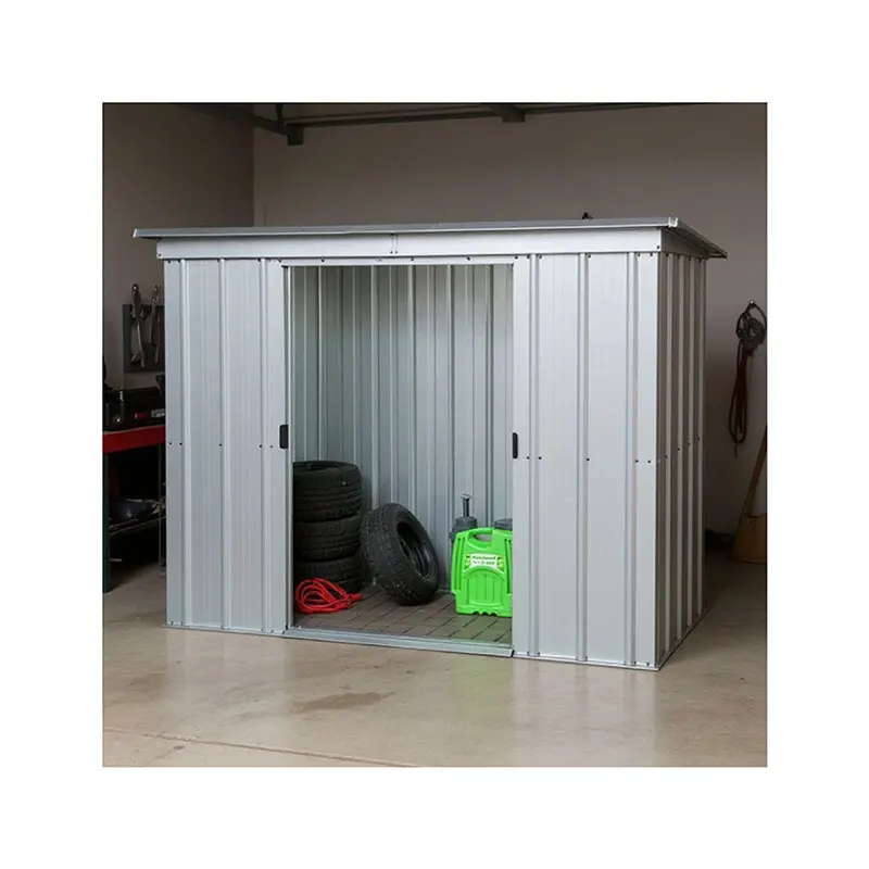 

Hot Sale Metal Frame Material Shed Tool Storage Metal Garden Shed