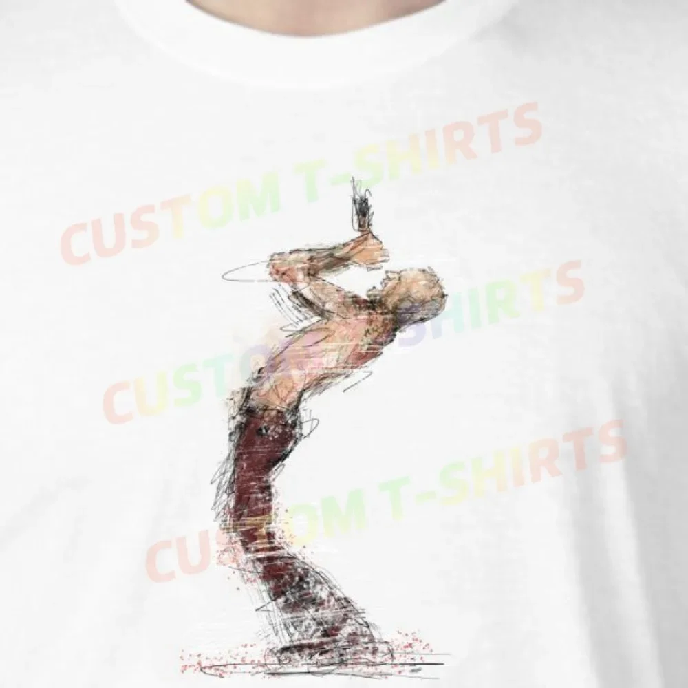 

202 47_Chester_Bennington_–_Linkin_Park Fans' comic-style hand-drawn pattern T-shirts for both men and women in summer