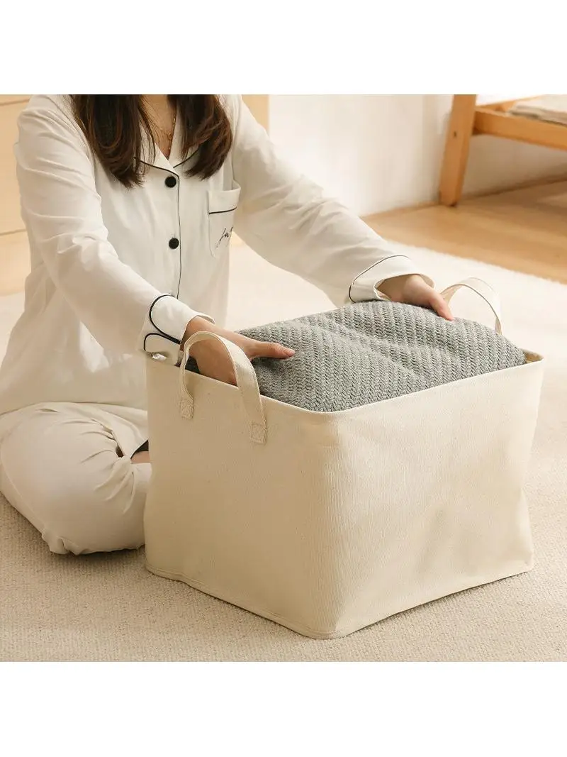 

Большая складная корзина для хранения одежды и белья в японском стиле, для дома, для разных предметов