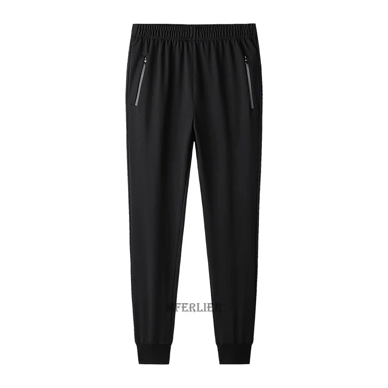 

Spring autumn men's pants sweatpants casual sports pants elastic plus size 9XL sweatpants