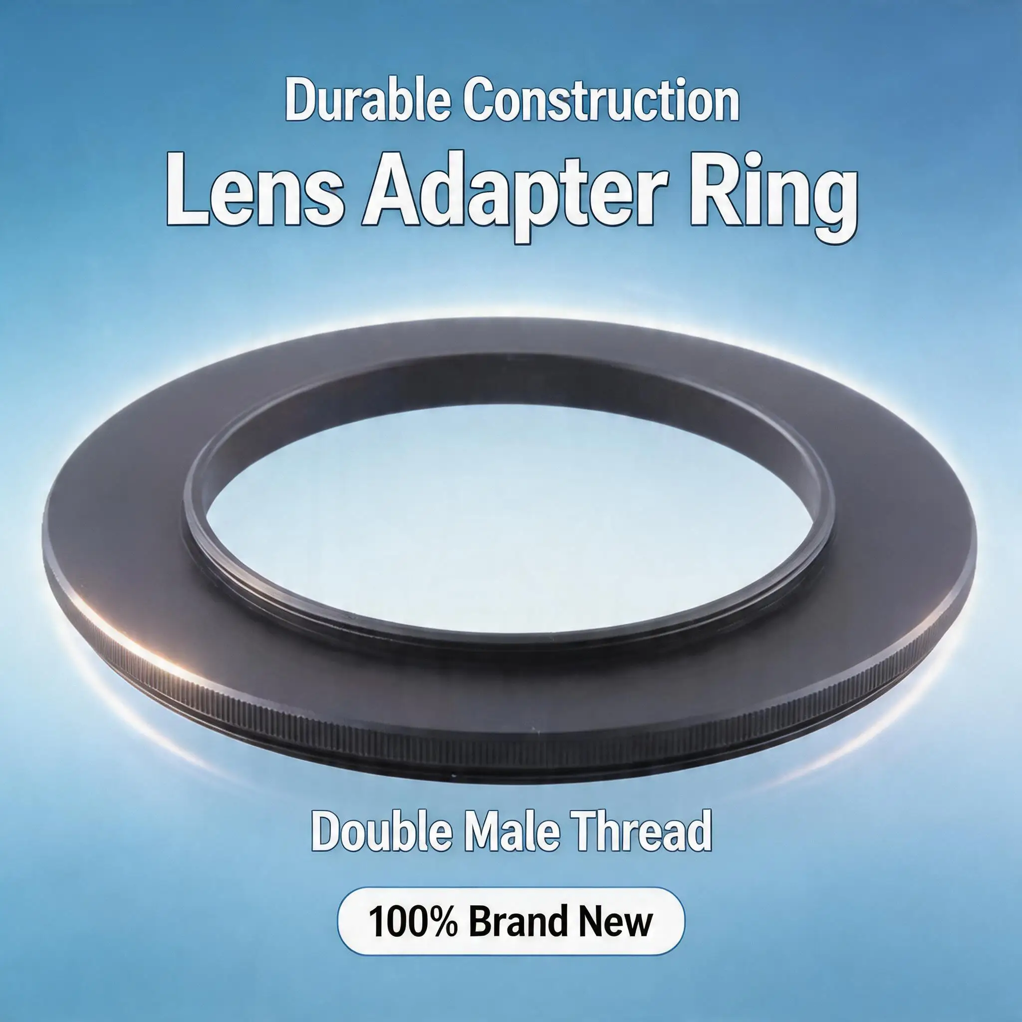 Aluminum 49-52-55-58-62-67-72-77-82mm Male to Male Coupling Step Ring Adaptor Dual Male Camera Macro Lens Reverse Adapter Ring