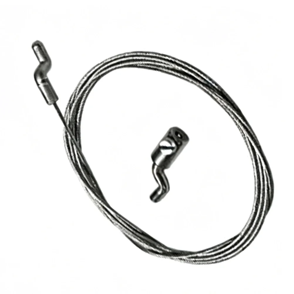 Lawnmower Inner Throttle Clutch Cable 1.9 Meter With Z End Stop And Secure Cable Clamp Galvanized Construction