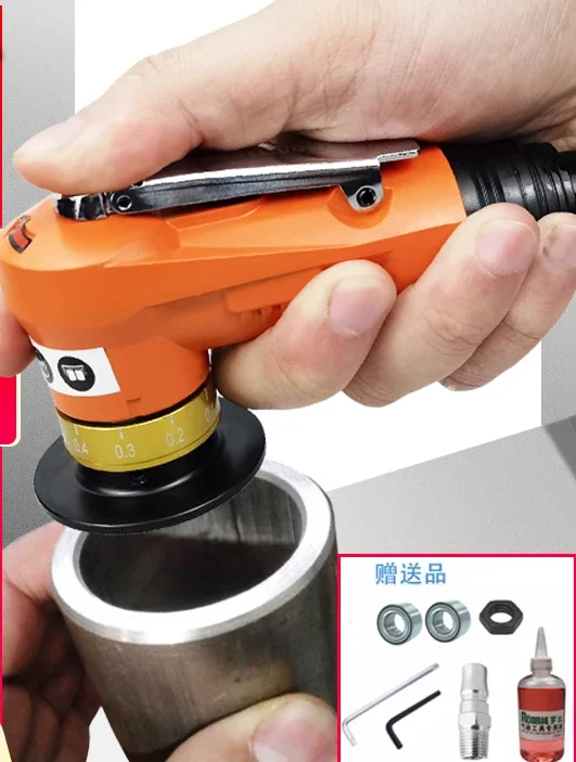 Mini Pneumatic Chamfering Machine Small Handheld Circular Arc Right Angle Woodworking Edge Banding Machine