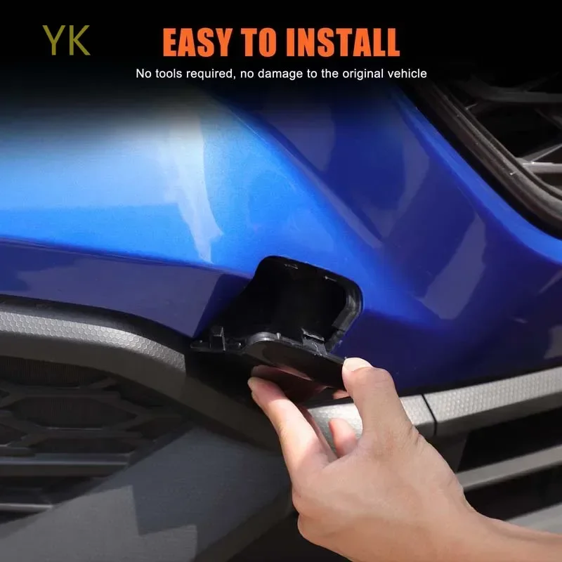 

ABS Black Car Front Bumper Tow Hook Cap Towing Eye Cover Car Accessories For Subaru WRX 2022-2025