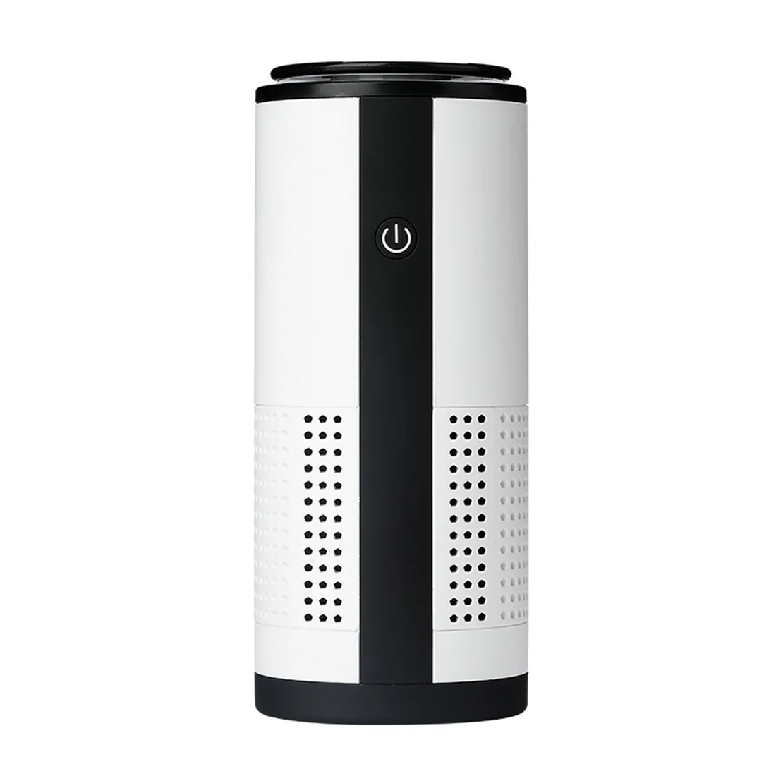 Portable Mini Car Air Purifier Effective Air HEPA Filter Car Negative Ion Purifier for Bacteria/Dust/Pollen/Smoke ,White