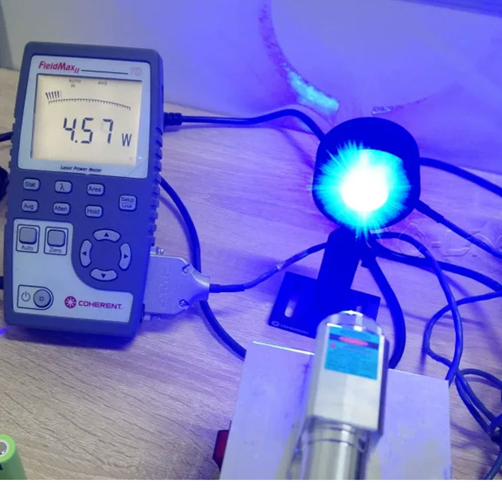 Adjustable Focus Waterproof 450T-5000 Blue Laser 5-Meter Waterproof Module