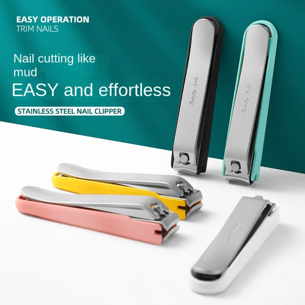 Stainless Anti-Splash Nail Clipper Durable Sturdy Fingernail Clipper Pedicure Tools Cuticle Nipper Nail Clipper Manicure Tool