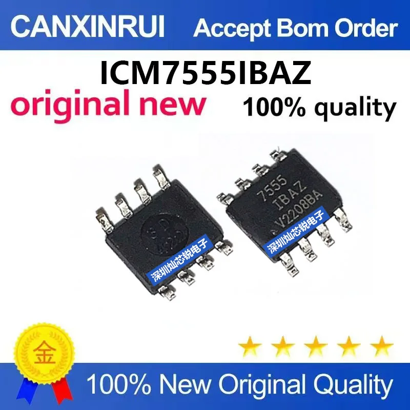 (5-100pieces)Brand new original ICM7555IBAZ 7555IBAZ SMD SOP8 real-time clock chip