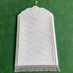 Alfombra musulmana suave de viaje, tapete de suelo coleccionable, manta plegable para oración, cumpleaños, oficina, Eid, Ramadán, Islámica