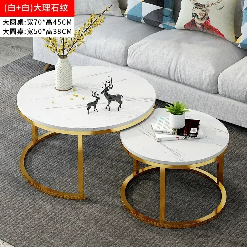 Coffee Table Nordic Round Coffee Table Modern Kitchen Living Room Balcony Extendable Mesa De Centro Sala Table Basse En Bois