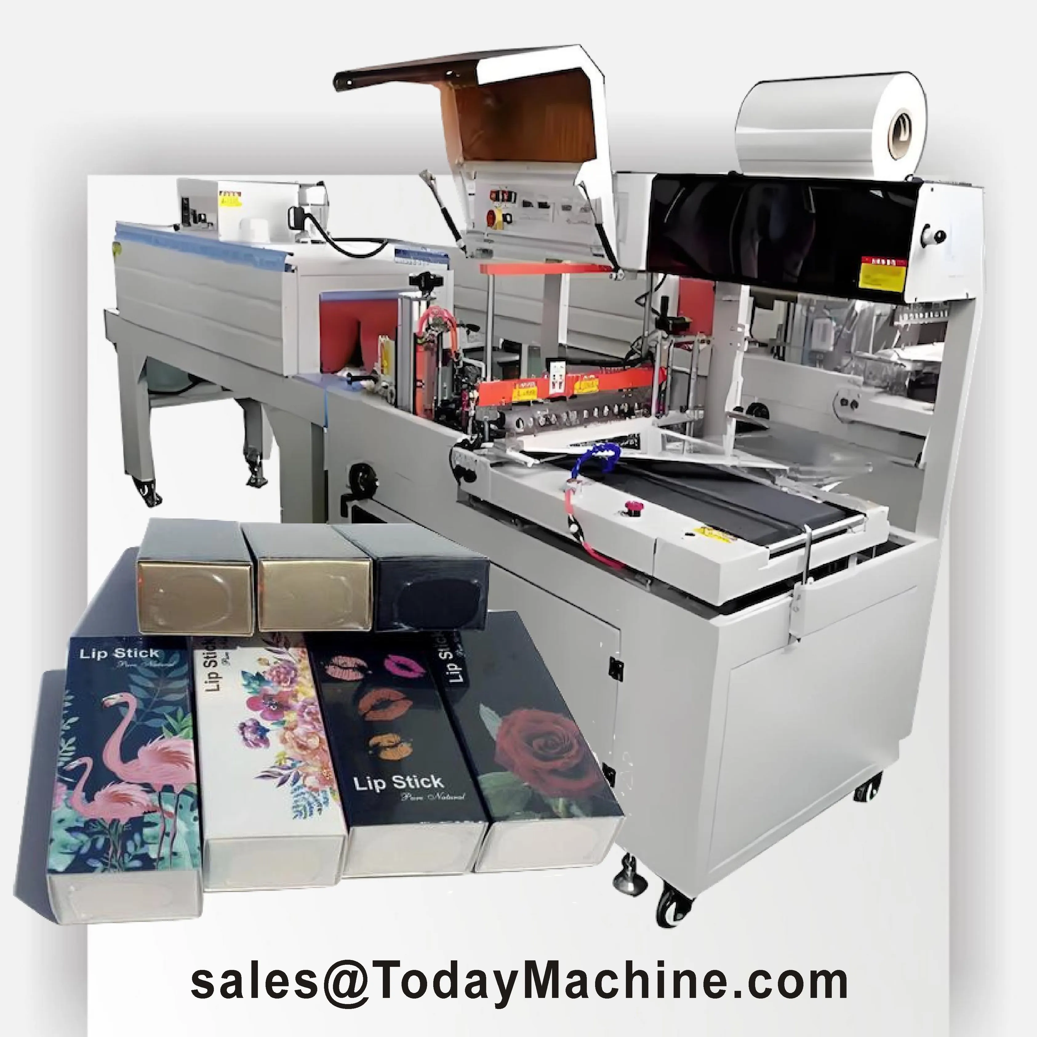 Shrink Wrapping Machine PET Beverage Bottle Heat Tunnel Shrink Film Wrapping Packing Machine