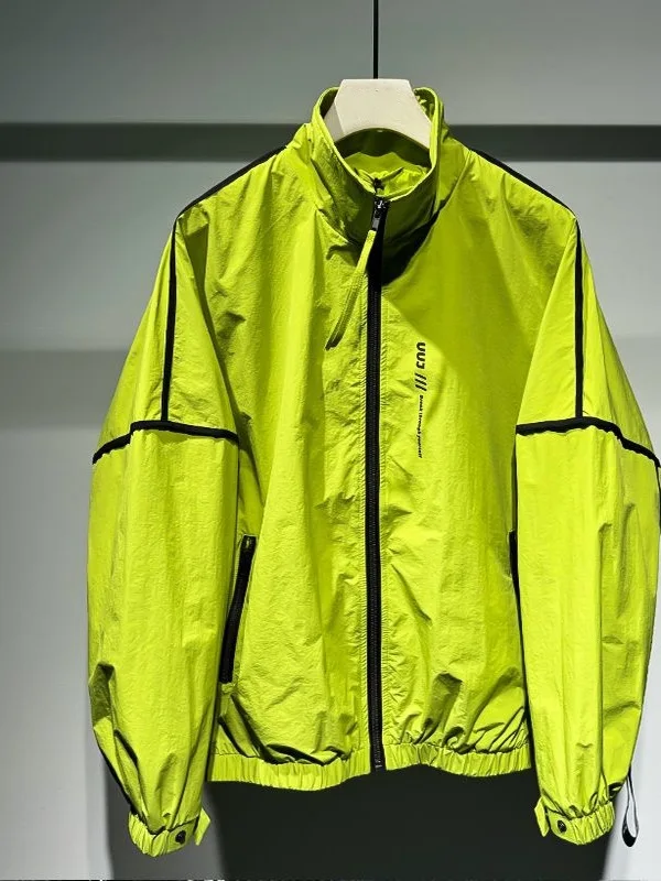 

Весенне-осенний новый мужской повседневный топ Faion Jaet с вышивкой, уличная одежда, крутая модная верхняя одежда, ветрозащитный полиэстер