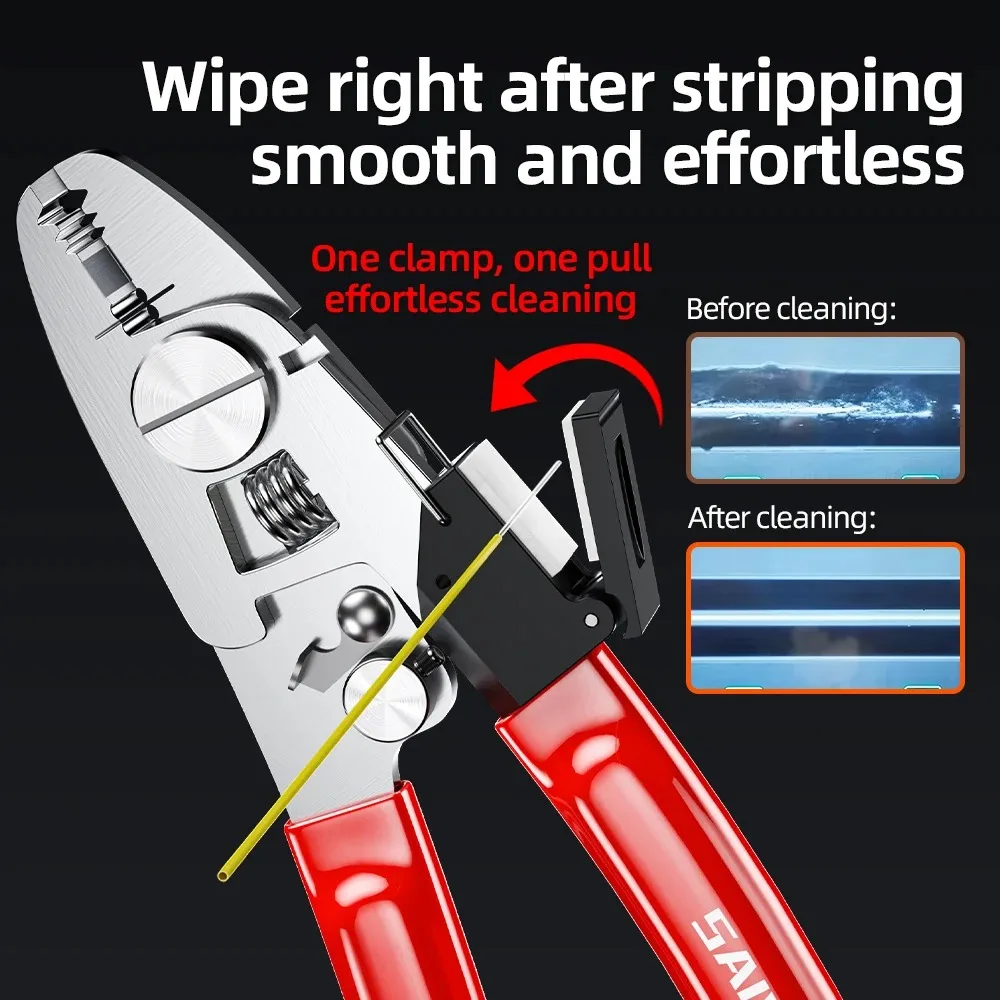 Plier accessories, detachable fiber optic wiping clip adapter, fiber optic wiping tool supporting Miller pliers