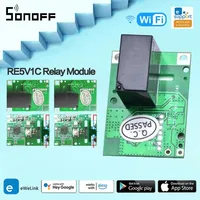 SONOFF RE5V1C Wifi DIY Switch 5V DC Relay Module Smart Wireless Switches Inching/Self-locking APP/Voice Remote ON/OFF Modules