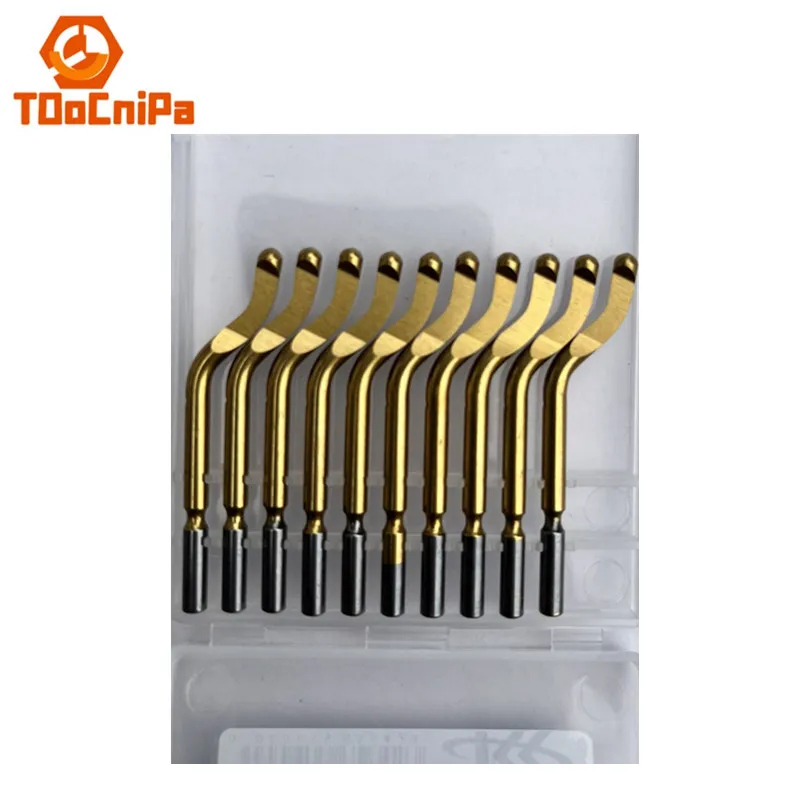 Deburring Trimming Knife BS2012 Trimmer BS1012 Scraper Blade BK3103 Triangular Tip Titanium Plating