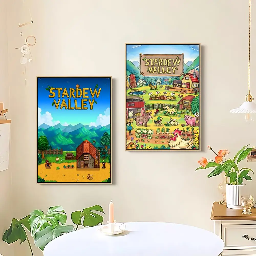 Stardew Valley Decor for Room Decors Poster HD art sticky wall waterproof home living room bedroom bar aesthetic decoration