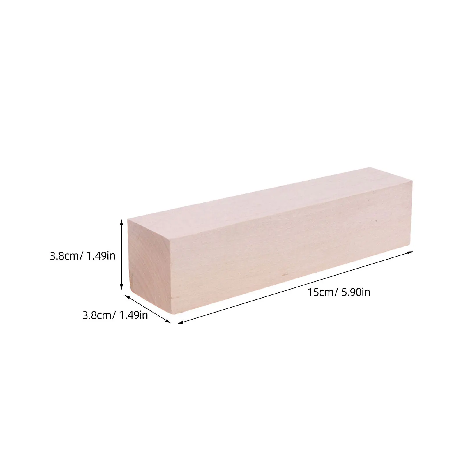 2Pcs Basswood Carving Blocks Smooth Texture Rectangular Wood for DIY Wood Carving Supplies Kit Carve