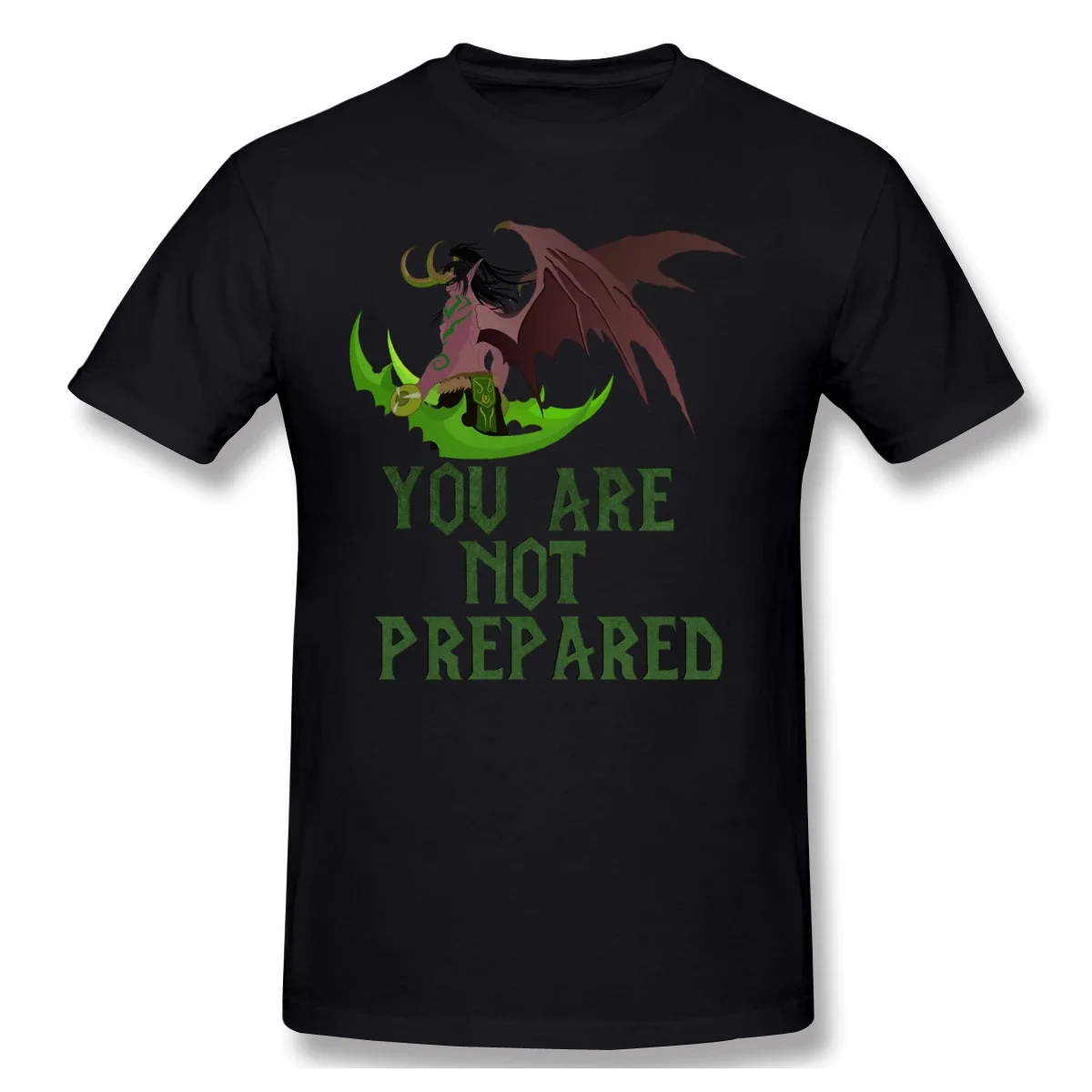 

Новая летняя футболка Illidan Stormrage, хлопковая футболка, Новые Топы И Футболки, винтажные неформальные наряды