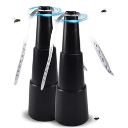 Fly Repellent Fan for Outside or Inside Type-C Rechargeable Telescopic Food Spinning Fly Repellent Fan for Table Use Fly Fans