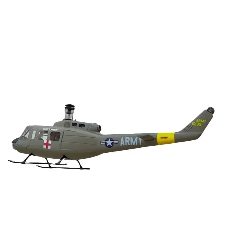 Helicopter, simulated remote control model aircraft 470L class, hover and return with flight control GPS