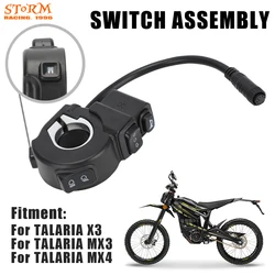 Motorcycle Switch Assembly Headlight Handlebar Indicator Horn Switch Assy For TALARIA X3 Talaria MX3 MX4 MX5 Black Dirt Bike