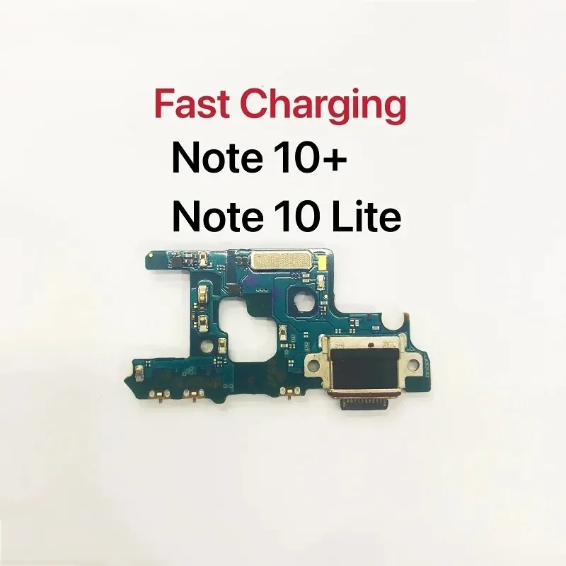 USB Fast Charging Port Connector Mic Board Flex Cable For Samsung Galaxy Note 10 Plus Lite 20 Ultra 20U 10 N9750 Replacement