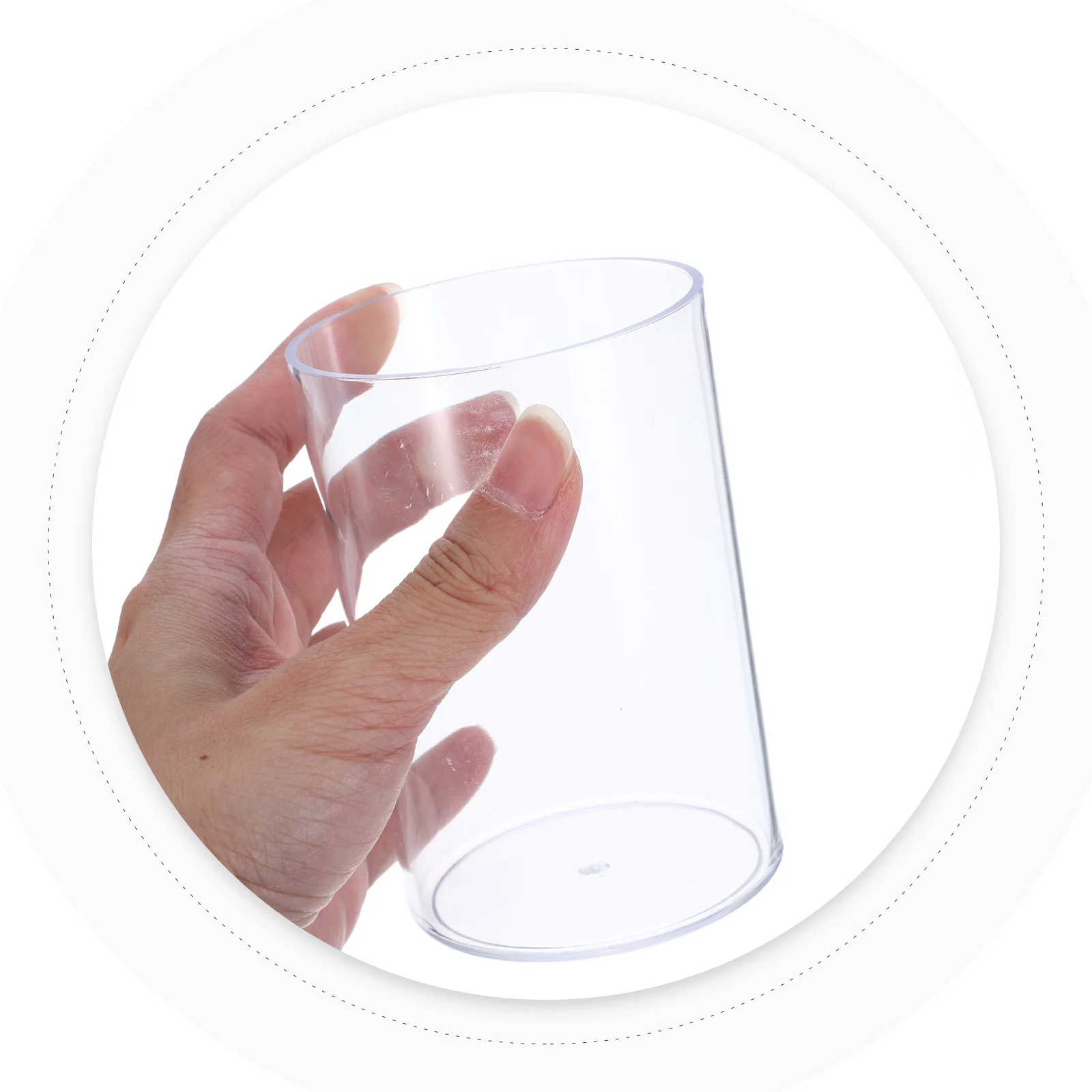 3 قطعة حامل قلم أكريليك شفاف ملحقات مكتبية صندوق تخزين فرشاة المكياج منظم متعدد الوظائف تصميم شفاف متين