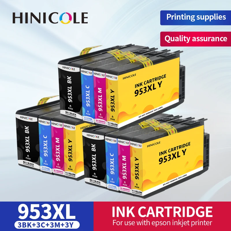 

HINICOLE For HP953 For HP 953XL 953 953XL Ink Cartridge For HP 7740 7720 7730 8210 8218 8710 8715 8718 8719 8720 8725 8728 8730