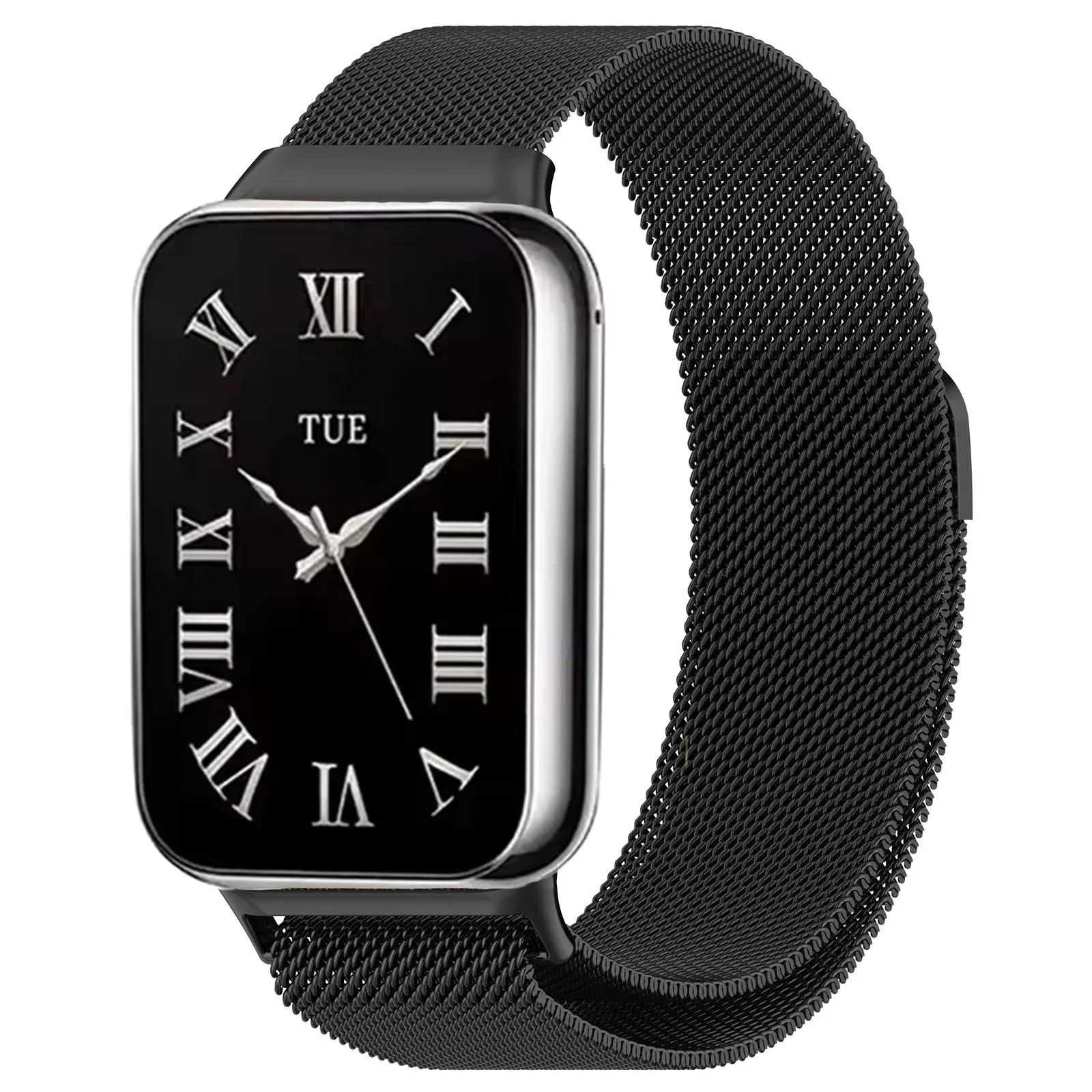 Metal Milanese Loop Strap for Xiaomi Mi Band 9 Pro/Mi Band 8 Pro Magnetic Bracelet Smart for Redmi Watch 4 Correa Belt Watchband