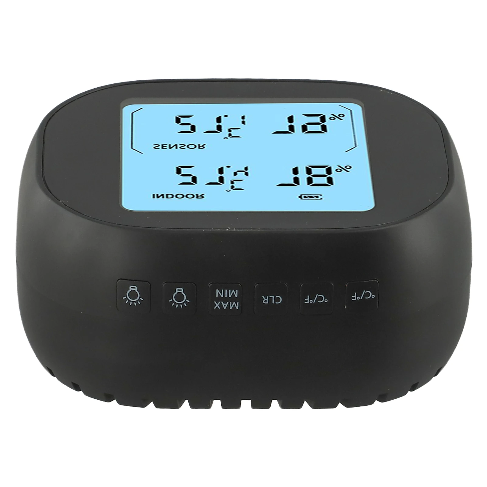 Wireless Thermometer and Hygrometer with USB Charging Anti Touch Buttons and Long Distance Signal Transmission