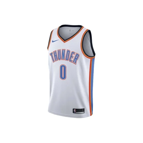Nike NBA Russell Westbrook Association Edition Jersey Basketball Jersey Sw Men's White 864437-100