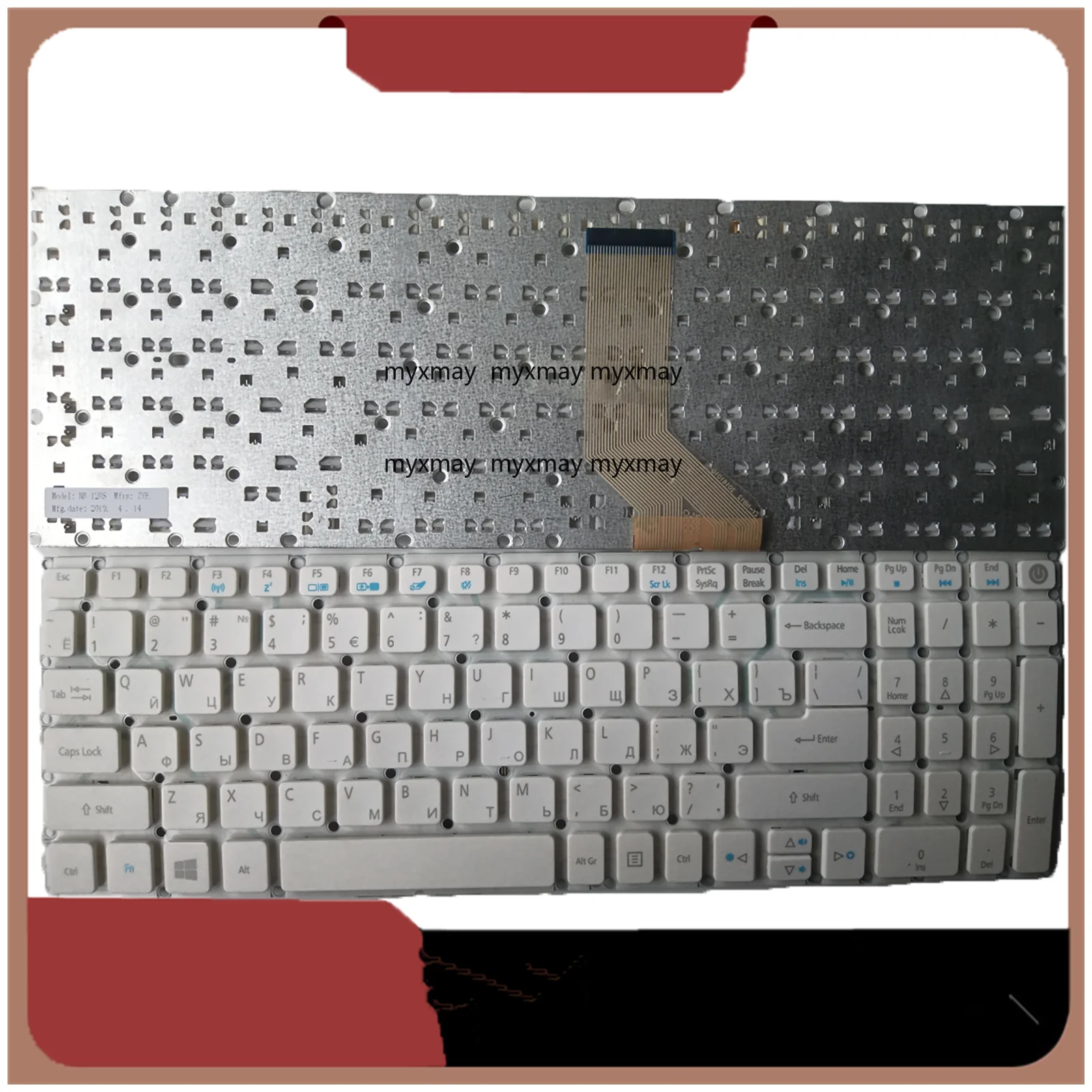 

Белая RU-клавиатура для Acer Aspire E5-573 E5-574 E5-575 E5-576 V5-591 V3-574