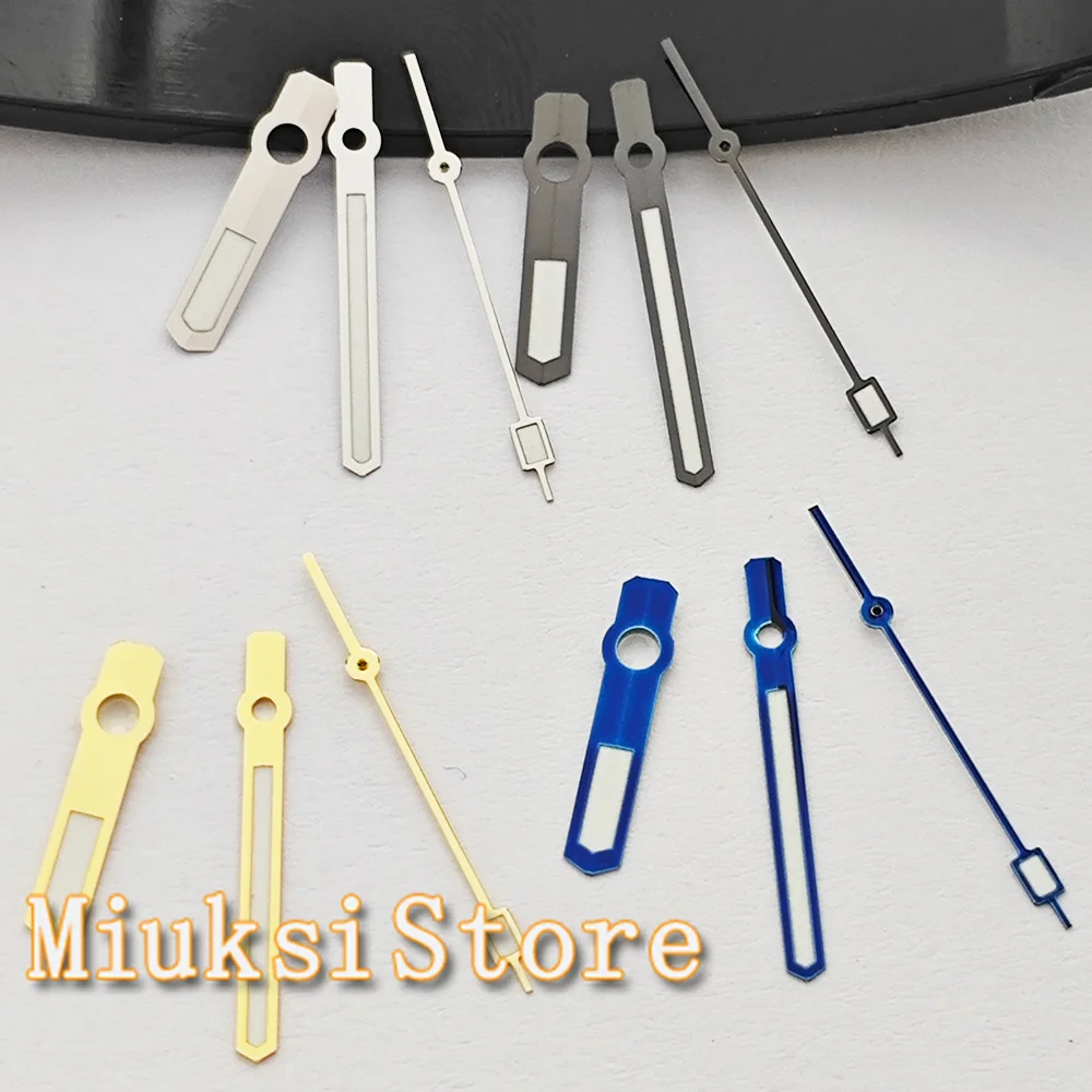 NH35 ساعة الأيدي الفضة/الأزرق/الذهب/بندقية/الذهب الوردي ساعة الأيدي الأخضر مضيئة صالح NH35 NH36 ساعة يد تعمل بالحركة اكسسوارات أجزاء #2