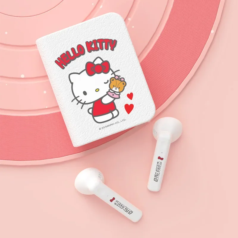 NEW HelloKitty Sanrio Kuromi Co branded Wireless Earphones Jade Guigou TWS Bluetooth Earphones Cute Girls