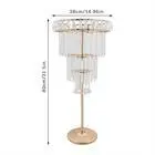 Flower Stand with Crystal Pendants, Wedding Flower Stand, 4-tier Wedding Flower Stand