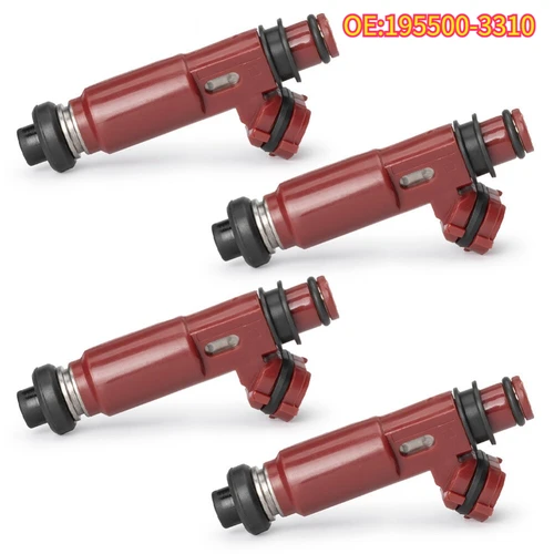 Alta calidad nuevo para 4 Uds 195500-3310 inyector de combustible BP4W-13-250 para Mazda Miata 1999-2000 1.8L L4 FJ584