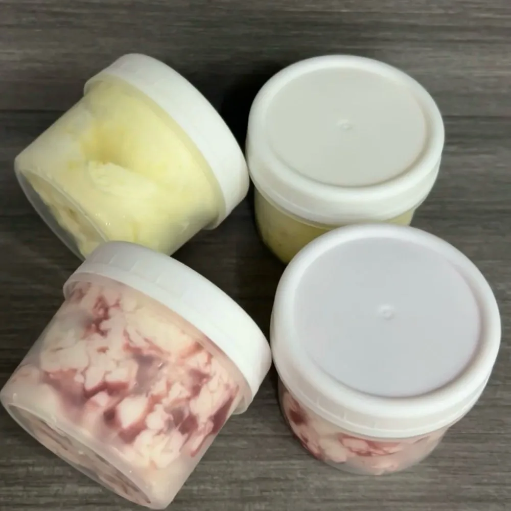 10Pcs Portable Transparent Yogurt Pudding Jars Sealed with Lid Dessert Pudding Cups Reusable Stackable Storage Box Kitchen