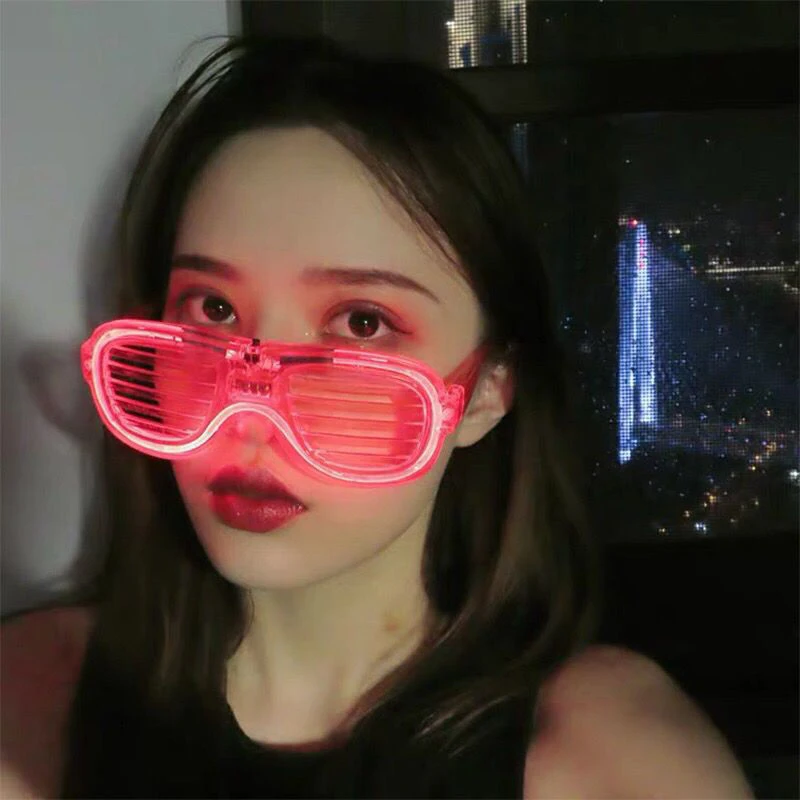 5 stks mode bril carnaval nachtbril jongens meisjes decoratieve licht bril gloeiende zonnebril voor bruiloft