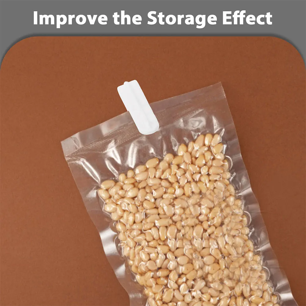 

10Pcs Vacuum Bag Clip Set Strong Seal Closure for Food Preservation Clothes Storage Travel Packing Organization