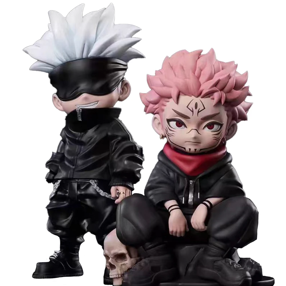 

JJK Anime Look Up Figure peripheral Gojo Satoru Itadori Yuji figurine mini cute action figure PVC Model desktop small ornaments
