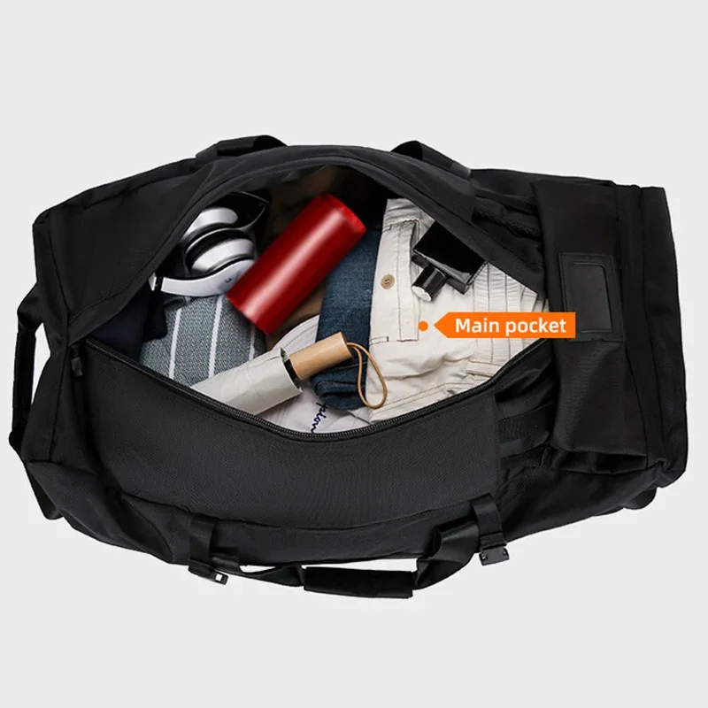 Bolsas de viaje con ruedas plegables Unisex, bolsa de viaje Universal con ruedas, gran capacidad, bolso de almacenamiento de equipaje de alta calidad