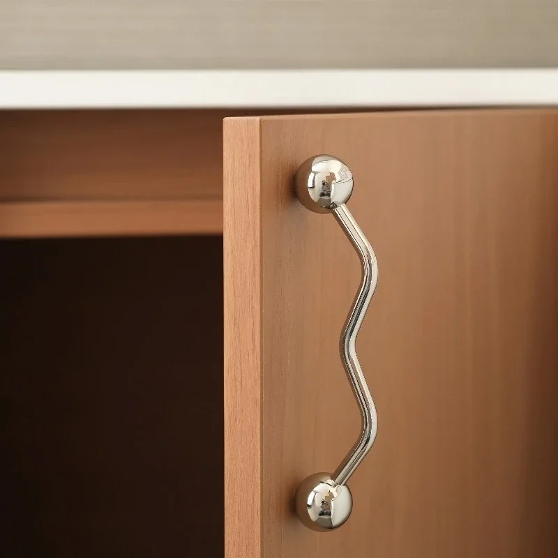Edle Kleiderschrank- und Kommodengriffe mit Komfortgriff aus Zinklegierung, Französischer Stil, Kreative Küchenknöpfe – Detail 5
