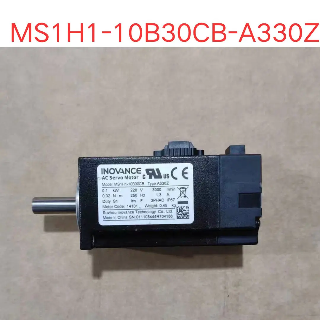 used Servo motor 100w MS1H1-10B30CB-A330Z test OK Fast shipping