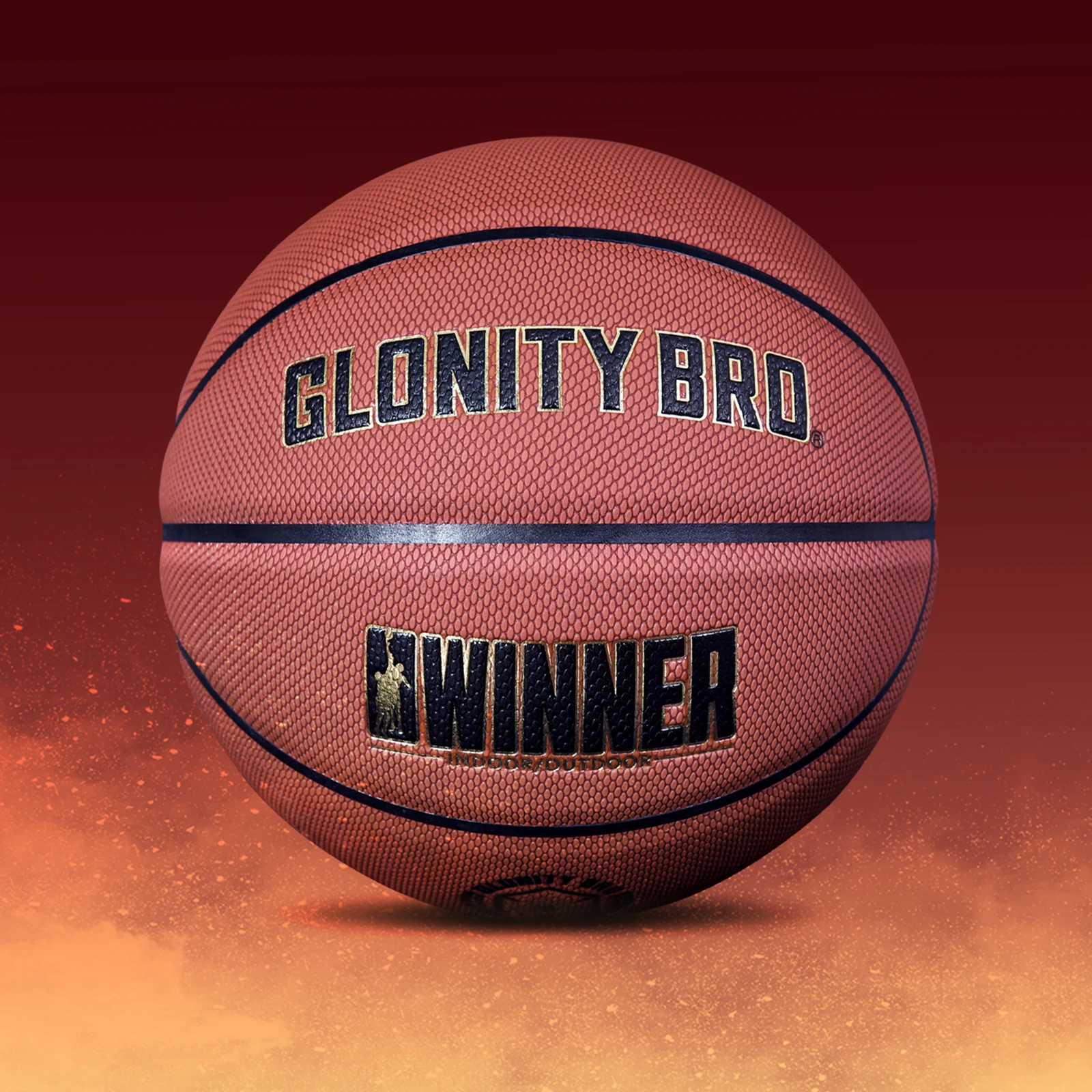 Basketball Brown-red Standard Size 7 Men's And Women's Training Team Ball In&Outdoor Competition Non-slip Basketball