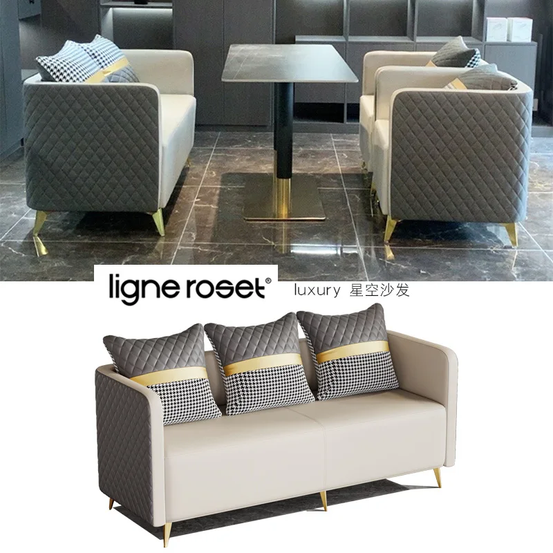 Cafe Table and Chair Bar Tea Room Business Leisure Reception Sales Negotiation Dessert Shop Restaurant Double Card Seat Sofa