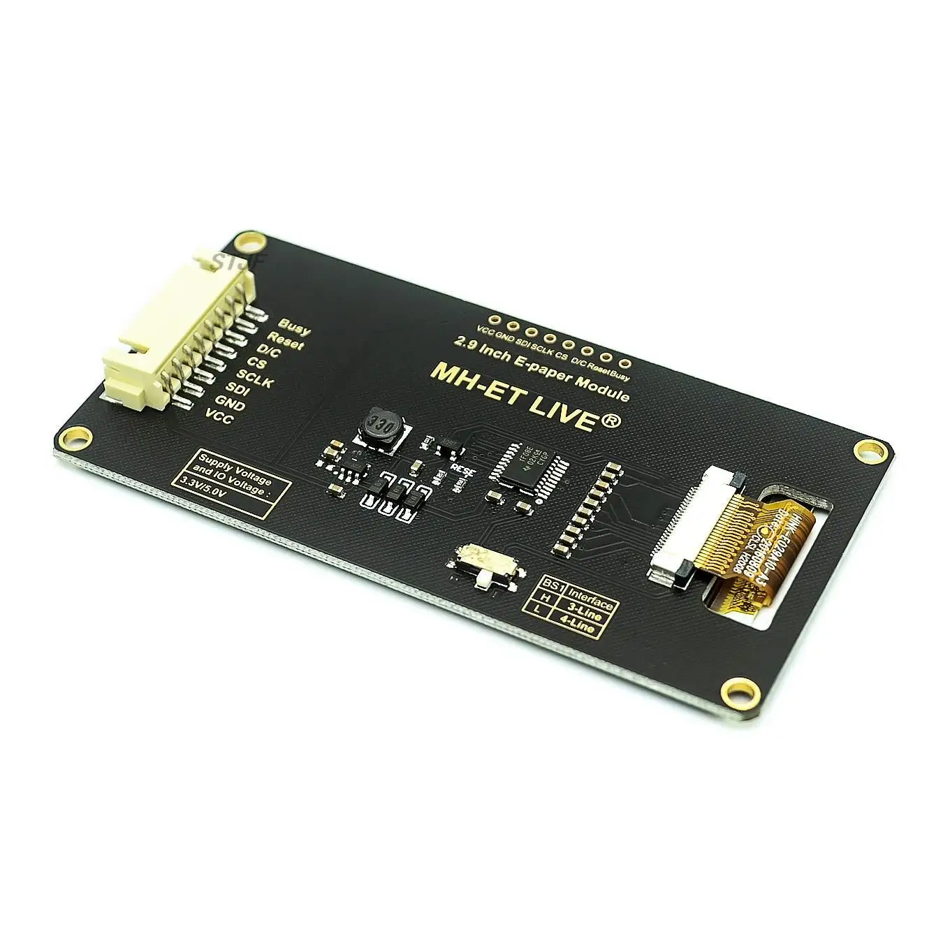 2.9" 2.9 Inch Epaper Module E-paper E-Ink EInk Display Screen SPI Support For Arduino UNO STM32 Raspberry PI ESP32