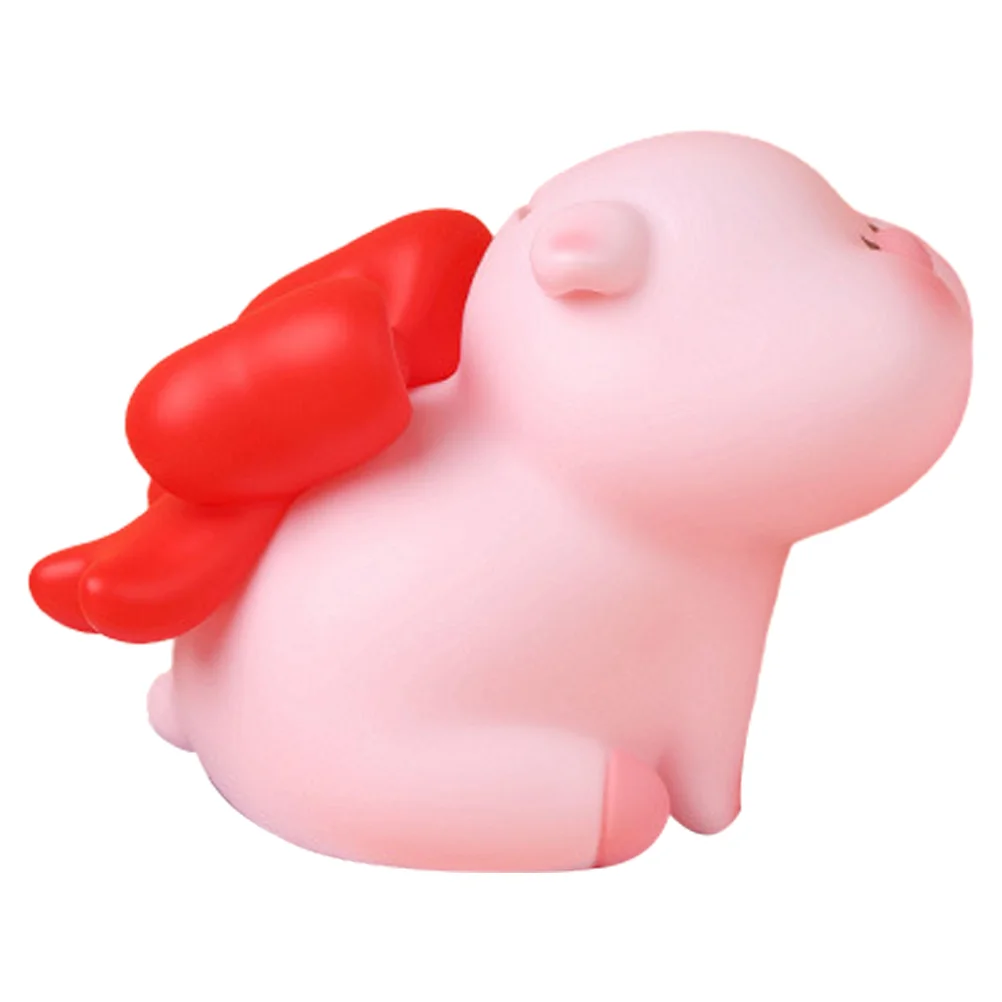 

Kids Piggy Bank Banks Pig-shaped Money Pot Vinyl Coin Container Household Boxes Child